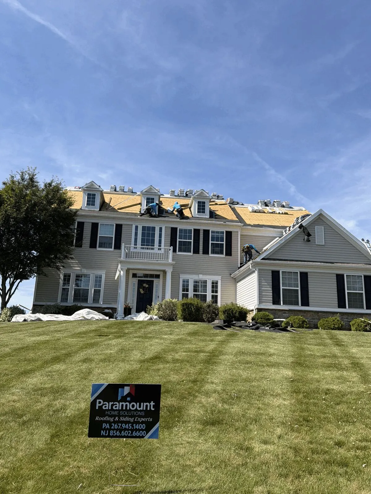Paramount Home Solutions Replaces A Full Roof On Mercer Dr In Downingtown