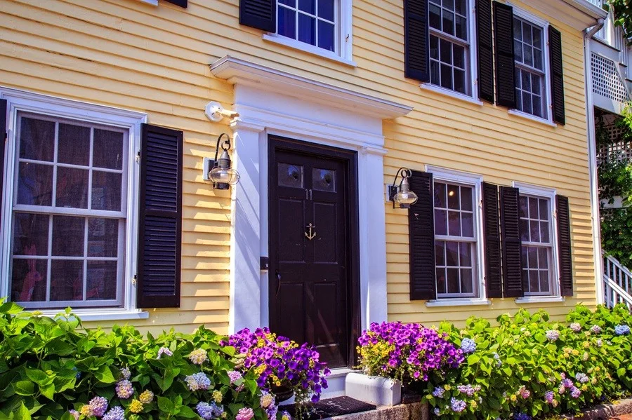 Double-hung windows on a Pennsylvania home