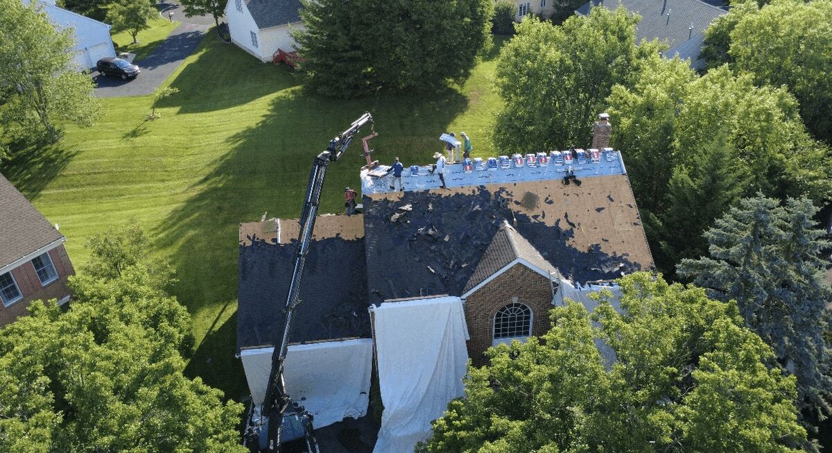 Paramount Home Solutions Replaces A Full Roof In Blue Bell, Pennsylvania