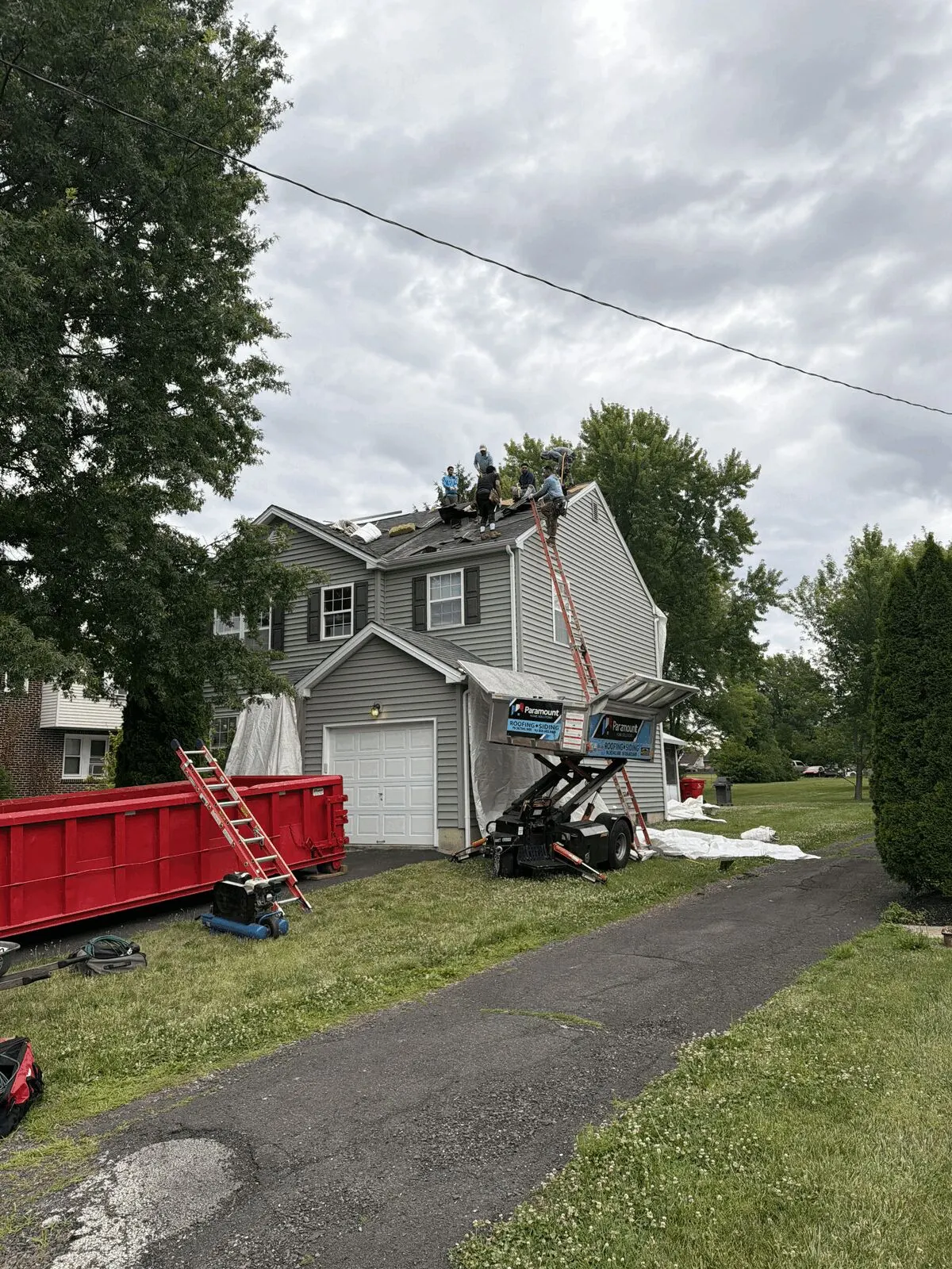 Paramount Home Solutions Replaces A Full Roof On E Summit St In Allentown Pa