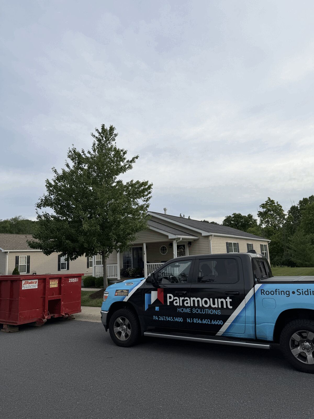 Paramount Home Solutions Replaces A Full Roof On Random Rd In Douglassville, Pennsylvania