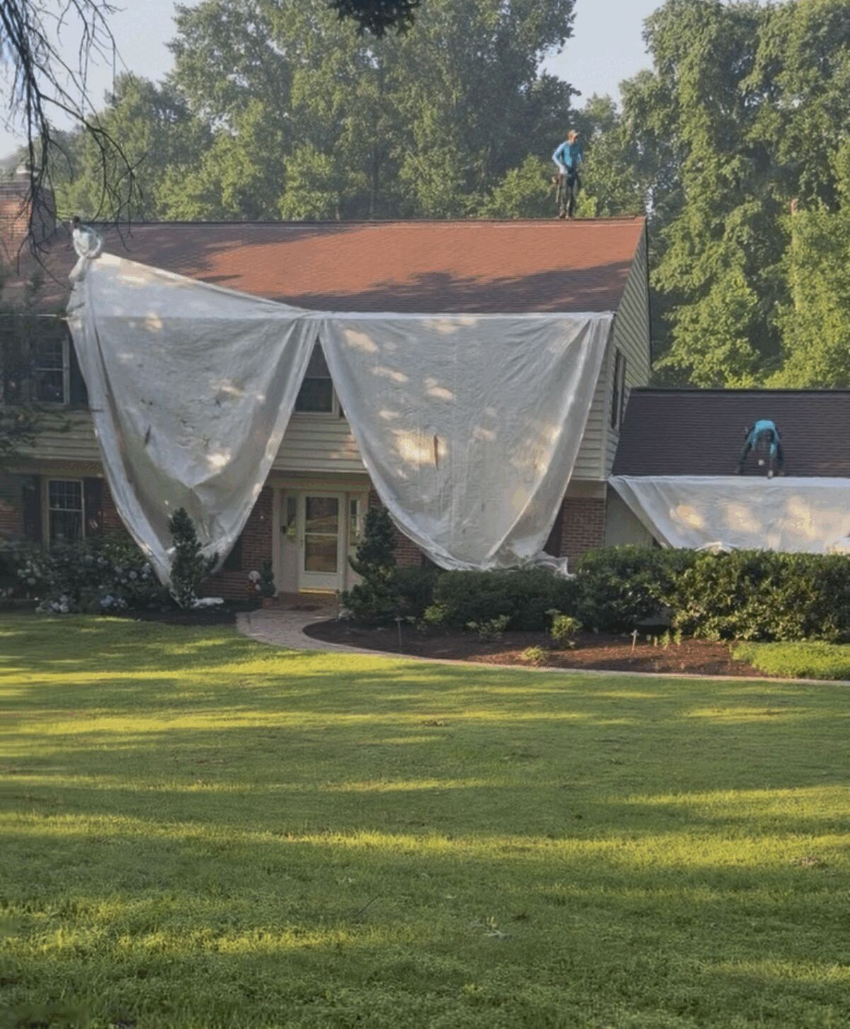 Paramount Home Solutions Replaces A Full Roof On Isaac Taylor Dr In West Chester, Pennsylvania